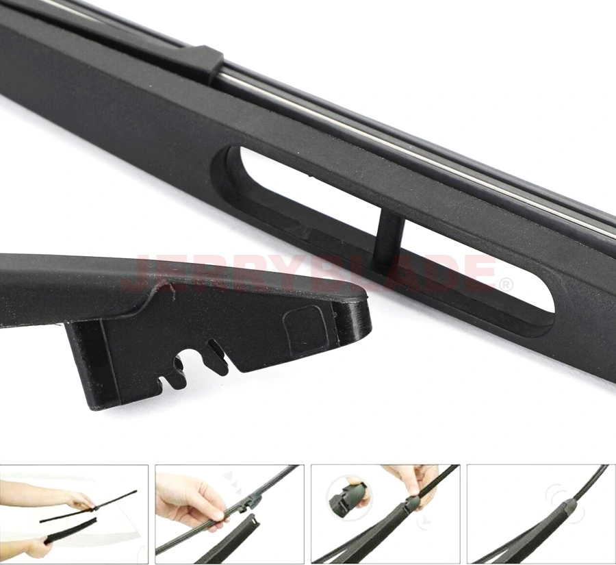 Jerryblade Rear Windscreen Wiper Arm and Blade Set 30 Cm 12 Inch for Peugeot 107 2005-2014 OE 6405he / 6405V5 / 6426yn Automotive Rear Windshield Wiper Arm Set