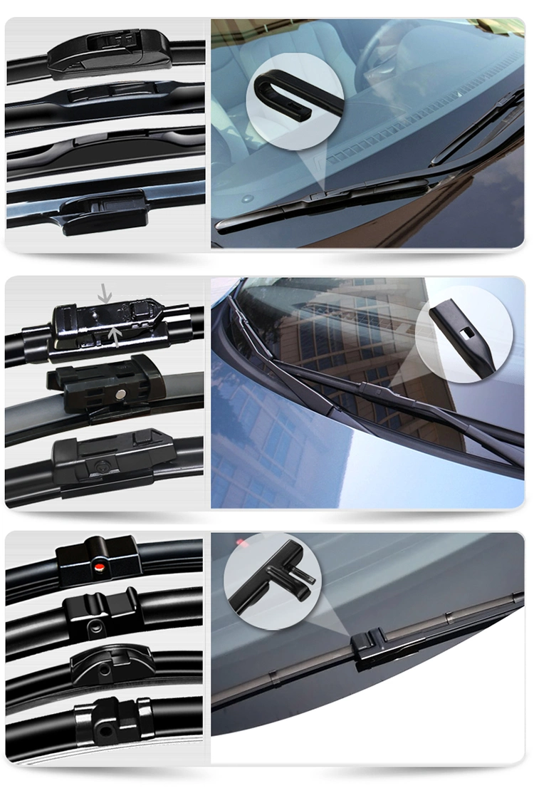 High Quality Auto Spare Part Windshield Wiper Blade Tank with Soft and Multi-Functional Adaptor